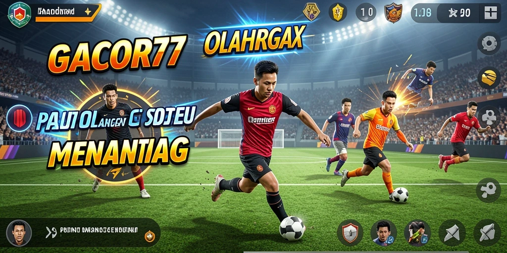 Screenshot <strong>GACOR77</strong> menampilkan aksi penuh energi dalam pertandingan olahraga.