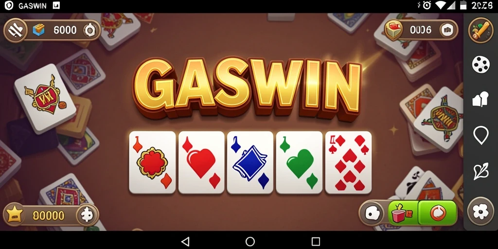 Screenshot GASWIN menampilkan gameplay domino yang seru dan mengasyikkan.