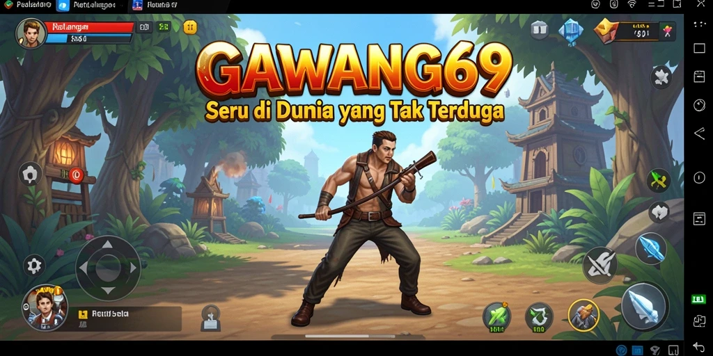 Tampilan gameplay seru dan menantang dalam GAWANG69.