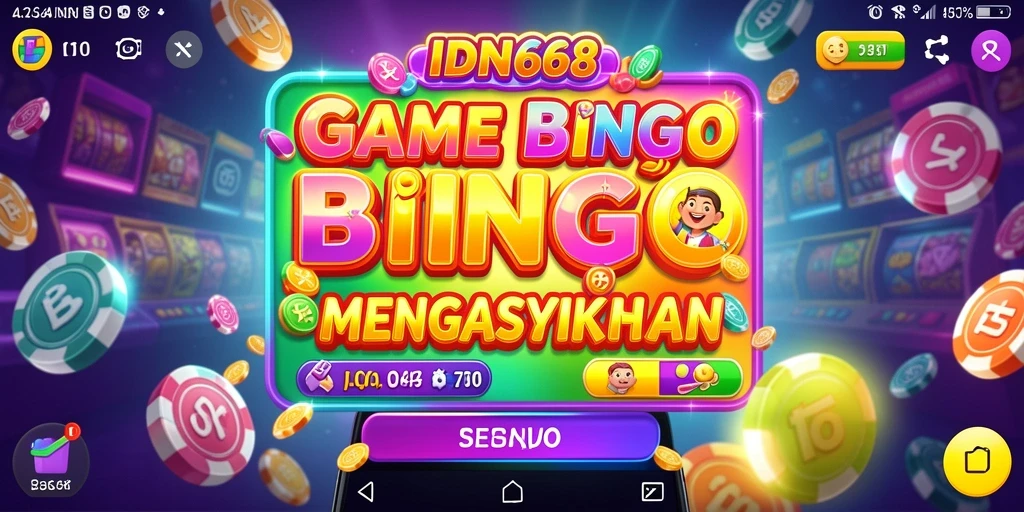 Tampilan gameplay IDN668 yang menarik dalam permainan Bingo.