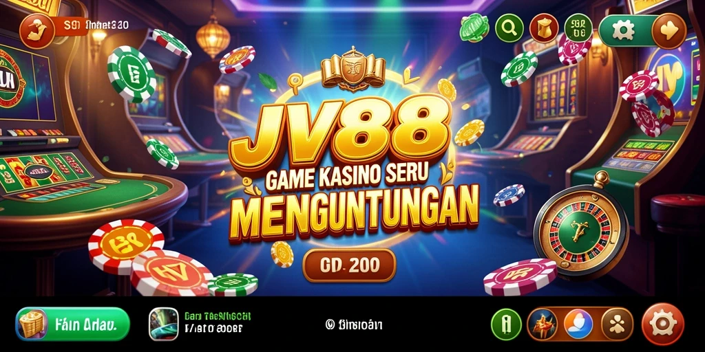 Tampilan gameplay JV88 yang mendebarkan dan penuh warna.