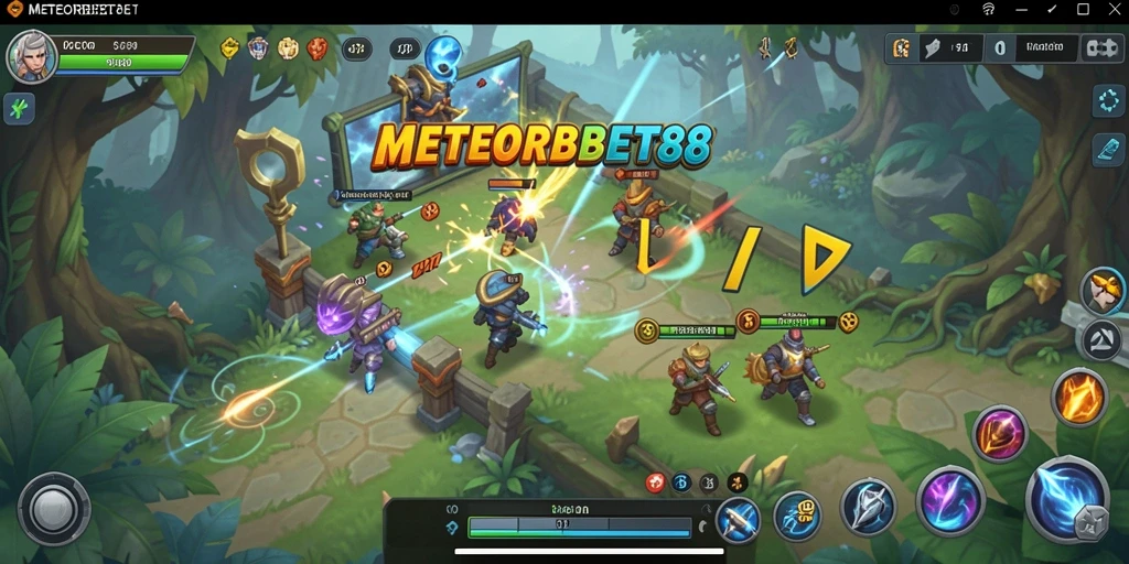 Tampilan gameplay seru di METEORBET88 dengan petualangan yang memukau.
