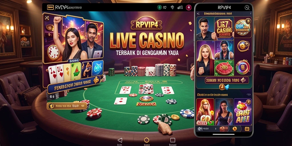 Gameplay Live Casino yang mendebarkan dan interaktif.