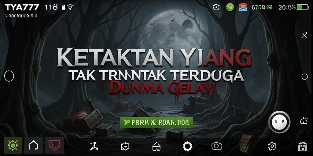 Tampilan menyeramkan dari lingkungan gelap dalam TYA777.