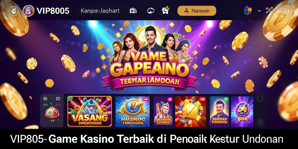 Tampilan gameplay menarik dan seru di aplikasi VIP805.